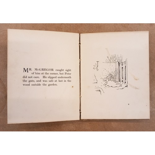 409 - Potter (Beatrix), THE TALE OF PETER RABBIT, first edition, second printing, illustrated brown card b... 