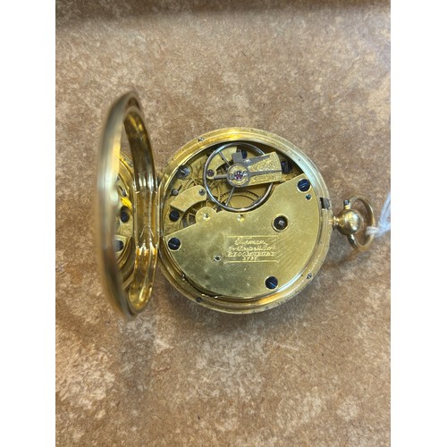 144 - An early 19th century 18ct ladies pocket watch, stamped ‘Tupman, Grt Russell Strt, Bloomsbury, 1797’... 