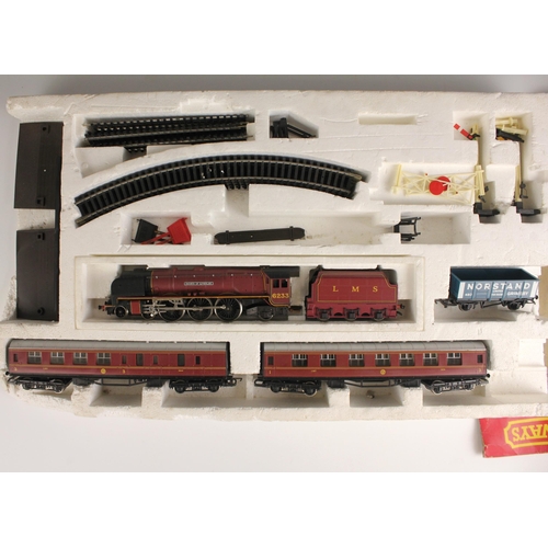 744 - A Hornby '00' gauge 'L.M.S. Express Passenger' electric train set, to include a Duchess Of Sutherlan... 