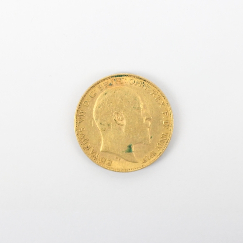 77 - An Edward VII (1901-1910) half sovereign, dated 1902, 4gms