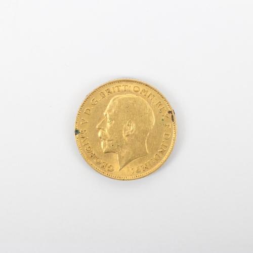 78 - A George V (1910-1936) half sovereign, dated 1911, 4gms