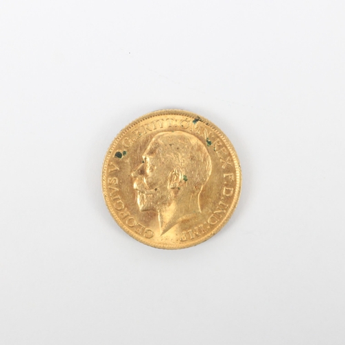 79 - A George V (1910-1936) full sovereign, dated 1914, 8gms