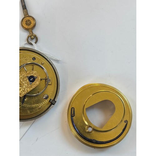 90 - A George IV silver pair cased massey type I pocket watch, the circular white dial with Roman numeral... 