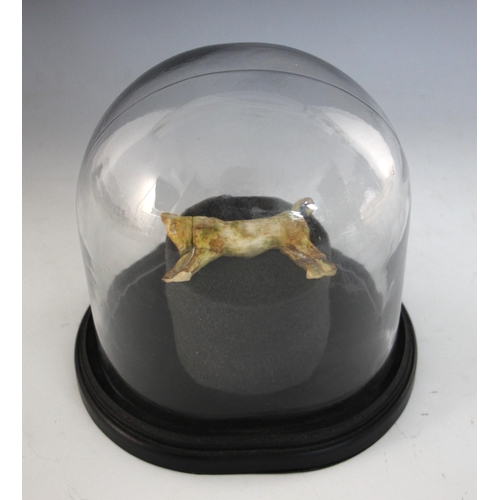 277 - An Assyrian carved bone plaque, 1st Millennium BC, carved as a bull modelled standing with its tail ... 