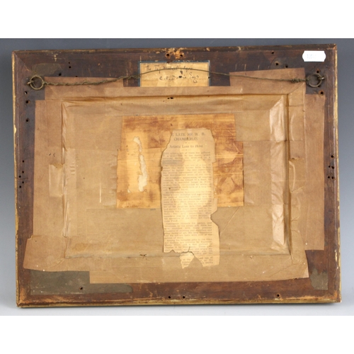 286 - William Benjamin Chamberlin (1858-1937),  
'The Taj Mahal, Agra',  
Oil on panel,  
Initialled ‘W.B.... 