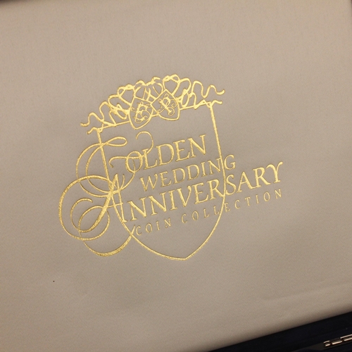 149 - The Royal Mint Golden Wedding Anniversary 1947-1997 coin collection, comprising twenty encapsulated ... 