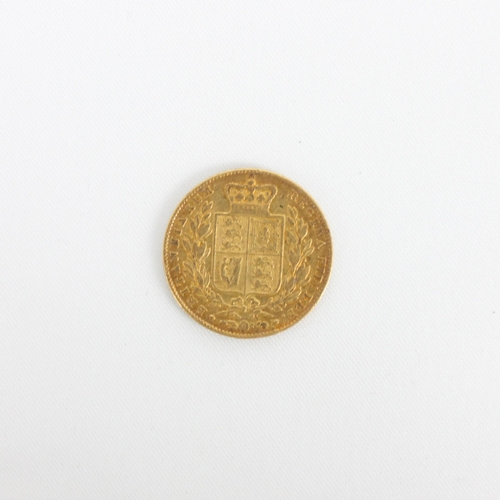 160A - Victoria (1837-1901) full sovereign, dated 1843, 8gms