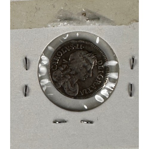 140 - Charles II (1660-1685), 1682 Maundy 1d, 2d, 3d, and 4d