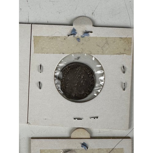 137 - Charles II (1660-1685), 1679 Maundy 1d, 2d, 3d, and 4d