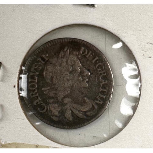 131 - Charles II (1660-1685), 1672 Maundy 1d, 2d, 3d, and 4d