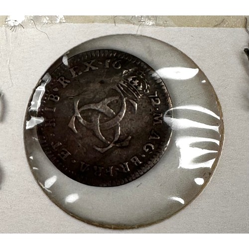 131 - Charles II (1660-1685), 1672 Maundy 1d, 2d, 3d, and 4d