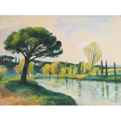 316 - Caroline Leeds [Caroline Fleur Osborne, Duchess Of Leeds] (British, 1931-2005),  
A continental town... 