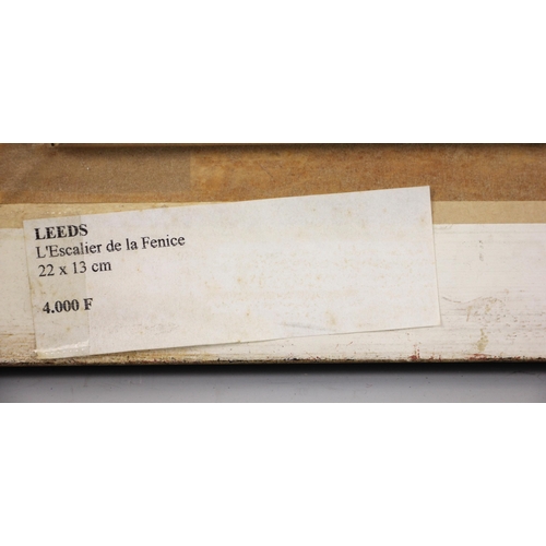 317 - Caroline Leeds [Caroline Fleur Osborne, Duchess Of Leeds] (British, 1931-2005),  
'L'Escalier de la ... 