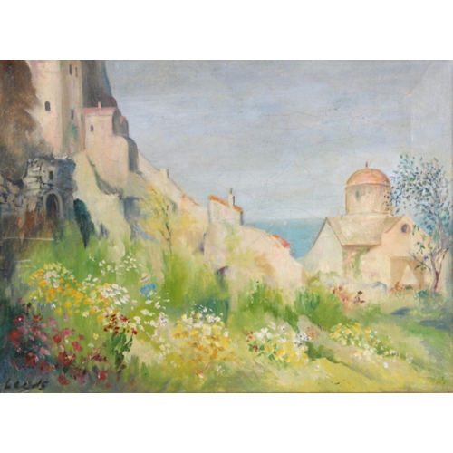 325 - Caroline Leeds [Caroline Fleur Osborne, Duchess Of Leeds] (British, 1931-2005),  
A Tuscan village l... 