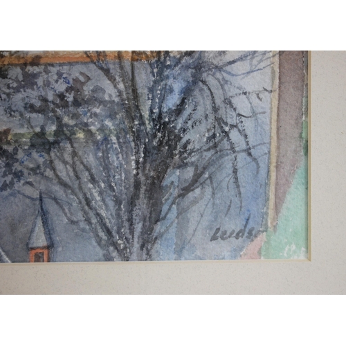 348 - Caroline Leeds [Caroline Fleur Osborne, Duchess Of Leeds] (British, 1931-2005),  
A continental roof... 