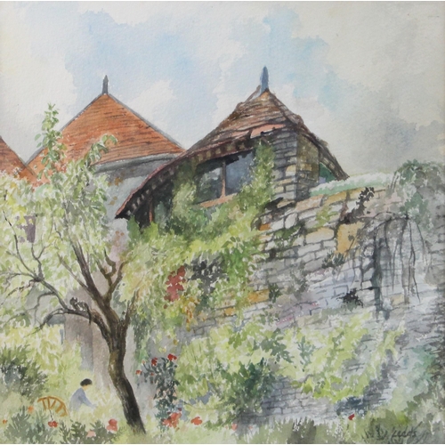 349 - Caroline Leeds [Caroline Fleur Osborne, Duchess Of Leeds] (British, 1931-2005),  
'Wild Garden, Veze... 