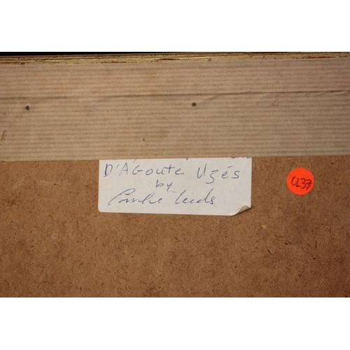 351 - Caroline Leeds [Caroline Fleur Osborne, Duchess Of Leeds] (British, 1931-2005),  
'D'Agoute Uzes',  ... 