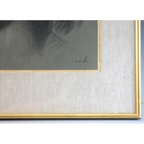 355 - Caroline Leeds [Caroline Fleur Osborne, Duchess Of Leeds] (British, 1931-2005),  
A bust length port... 