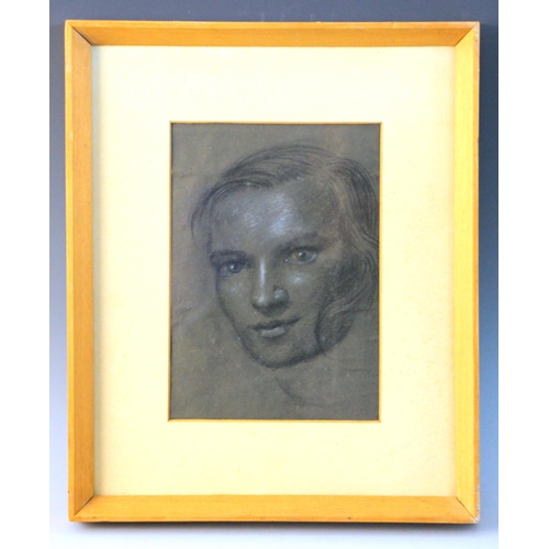 355 - Caroline Leeds [Caroline Fleur Osborne, Duchess Of Leeds] (British, 1931-2005),  
A bust length port... 