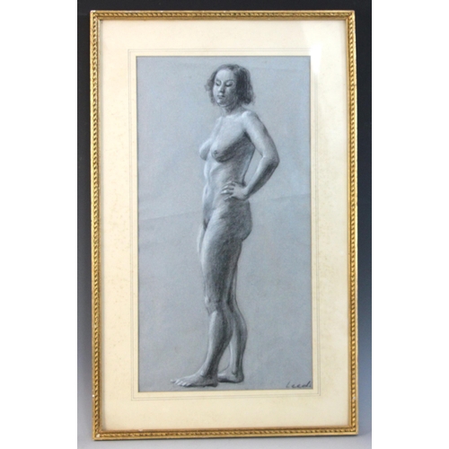 355 - Caroline Leeds [Caroline Fleur Osborne, Duchess Of Leeds] (British, 1931-2005),  
A bust length port... 