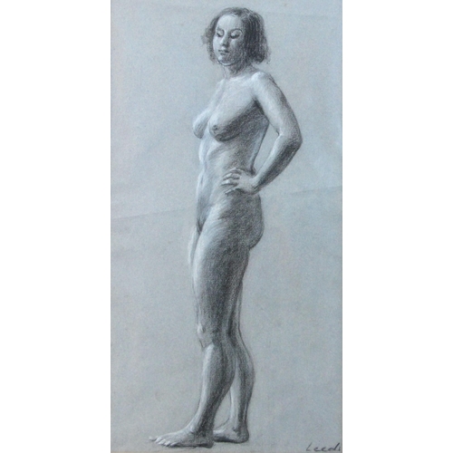 355 - Caroline Leeds [Caroline Fleur Osborne, Duchess Of Leeds] (British, 1931-2005),  
A bust length port... 