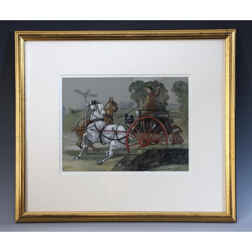 357 - Sophie Turner (British, late 19th/early 20th century),  
'A Near Miss', 'Direction Uncertain' and 'H... 