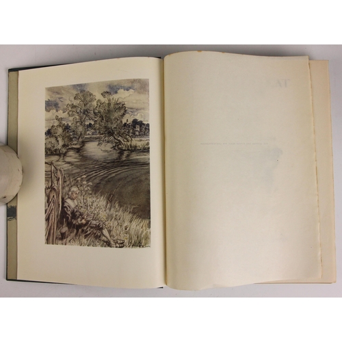 387 - Walton (I), THE COMPLEAT ANGLER, illustrated by Arthur Rackham, first thus, green cloth, gilt emboss... 