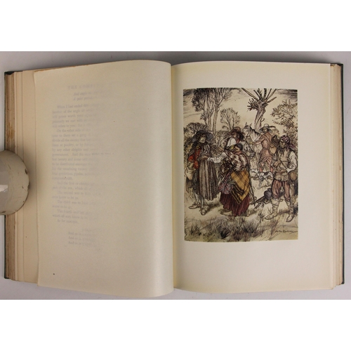387 - Walton (I), THE COMPLEAT ANGLER, illustrated by Arthur Rackham, first thus, green cloth, gilt emboss... 