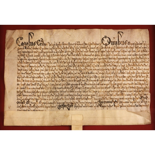 382 - A Charles II indenture between Maurice Thomas ap Richard and David and Anne Williams in respect of t... 