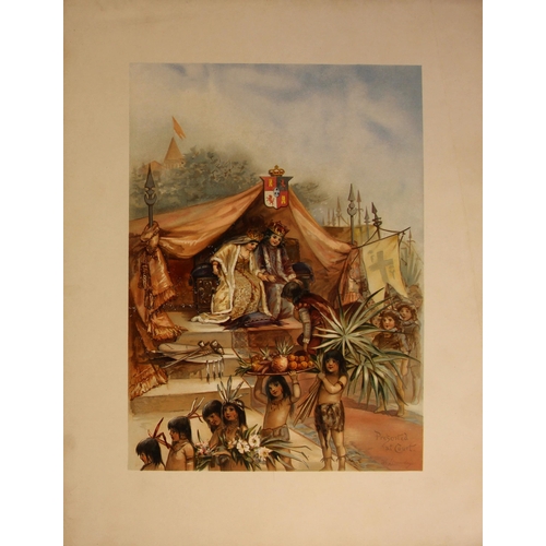 383 - Nesbit (E), THE VOYAGE OF COLUMBUS - DISCOVERY OF AMERICA, illustrated by Will and Frances Brundage ... 