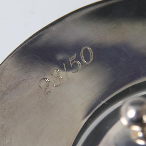 1 - A contemporary 'Spirit of Chester' silver bowl, Lowe and Sons, Sheffield 2000, the circular dish wit... 