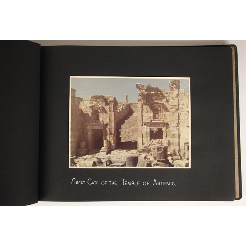 386 - An album containing a series of black and white photographs taken by Lt. Philip Davies-Cooke of 1st ... 