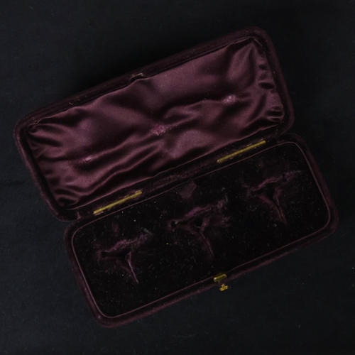 150 - A 19th century trio of diamond brooches converting to a tiara, hair combs and /or pendants, the thre... 