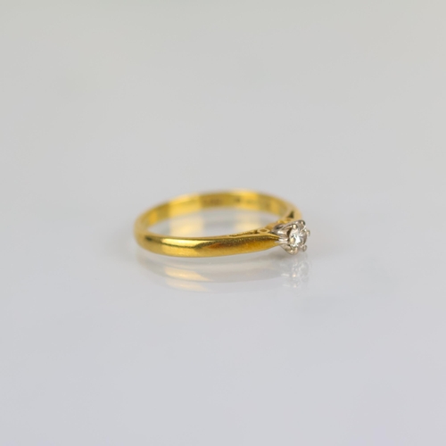 152 - A late 20th century 18ct diamond solitaire ring, possibly by Boodle & Dunthorne, the round cut diamo... 