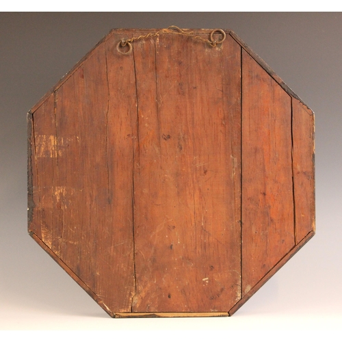 369 - A Victorian sailor's shellwork valentine or love token, late 19th century, modelled with a central h... 