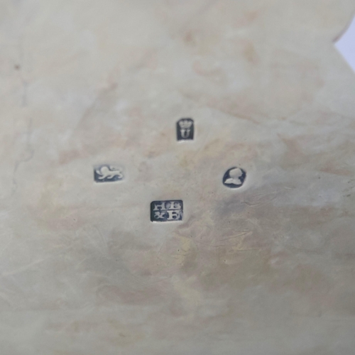 4 - A George IV silver teapot, Howard Battie and Hawksworth , Sheffield 1823, the cast fruit finial abov... 