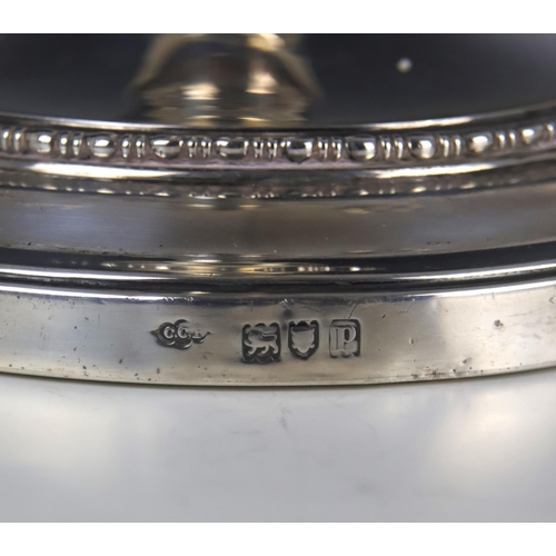 48 - A near matched pair of George V silver candelabra, Sibray Hall & Co Ltd, London 1910/1913, the groov... 