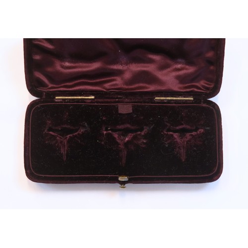 150 - A 19th century trio of diamond brooches converting to a tiara, hair combs and /or pendants, the thre... 