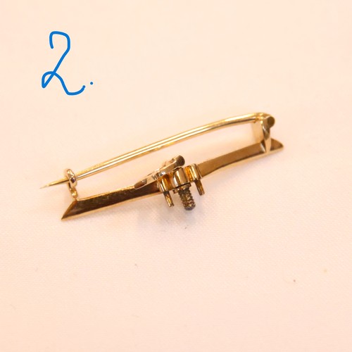 150 - A 19th century trio of diamond brooches converting to a tiara, hair combs and /or pendants, the thre... 