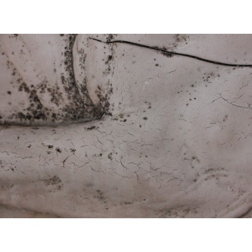 370 - A Grand Tour souvenir style relief moulded composite panel depicting a section of the frieze of the ... 