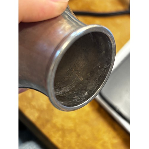 2 - A George II silver sugar caster, possibly William Fordham/William Fleming, London 1727, the flame fi... 