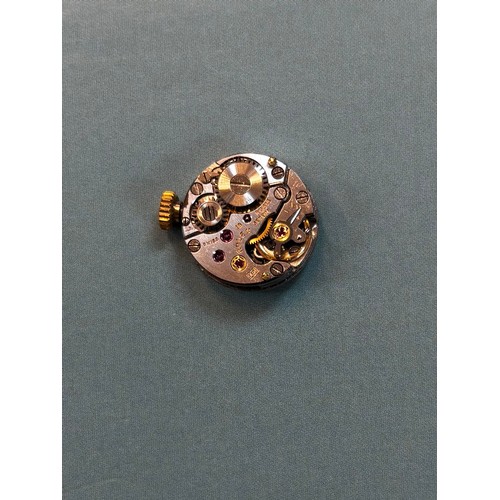 85 - A ladies 9ct gold Rolex Precision wristwatch, the circular silver coloured dial with baton markers, ... 