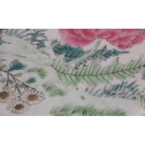 346 - A pair of Japanese porcelain chargers, Meiji Period (1868-1912), each of circular form and polychrom... 