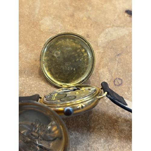 83 - An 18ct gold cased ladies wristwatch, the circular white dial with Roman numerals and subsidiary dia... 