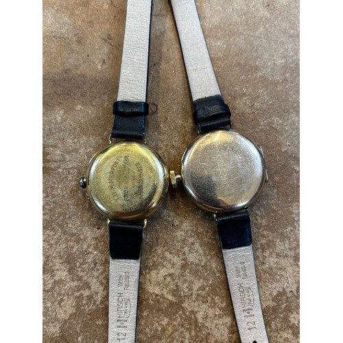 83 - An 18ct gold cased ladies wristwatch, the circular white dial with Roman numerals and subsidiary dia... 