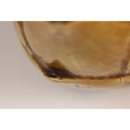 347 - A large Japanese porcelain model of two quail on a bamboo root, 19th century, each bird modelled per... 