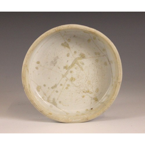 361 - A large Chinese porcelain ginger jar, cover and stand, 18th century, of typical ovoid form and paint... 