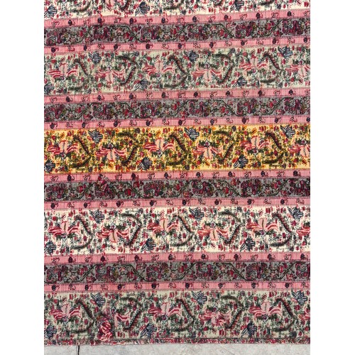 399 - A 19th century finely woven Kashmir style shawl, the ivory ground with delicate foliate borders and ... 