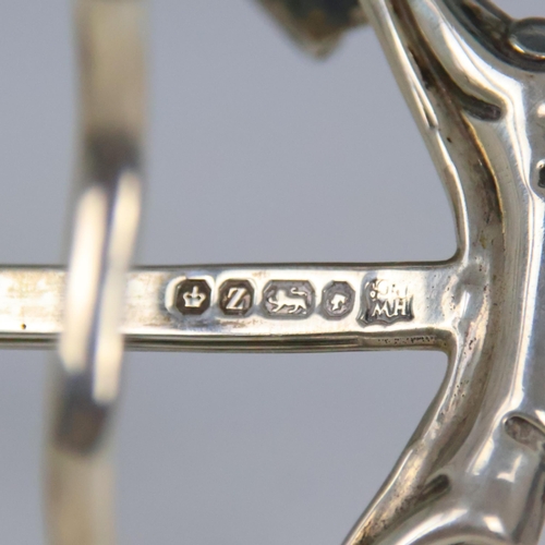 A Victorian silver toast rack, Henry Wilkinson & Co, Sheffield 1874 ...