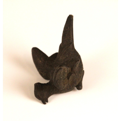 366 - After Auguste Joseph Peiffer (French, 1832-1886), a patinated bronze hunting group naturalistically ... 